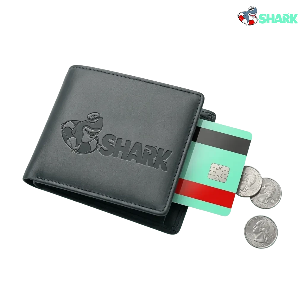 Admiral Shark UK payment methods graphic showing Visa, Mastercard, USDT (ERC20), and deposit and withdrawal limits in euros