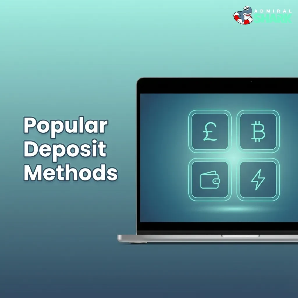 Illustrated icons of Visa, Mastercard, mobile banking, and USDT wallets labeled as popular UK casino deposit methods