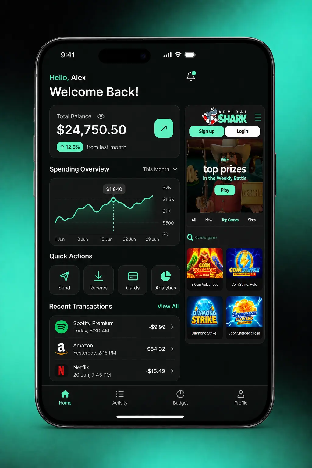 Step-by-step guide on how to place a bet at Admiral Shark Casino, from registration to confirming your wager