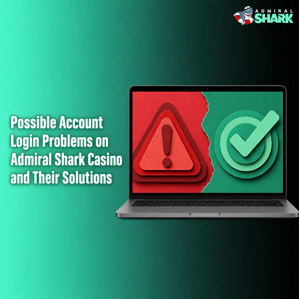 Admiral Shark Casino login problems and solutions guide for UK players covering passwords, lockouts, and suspensions