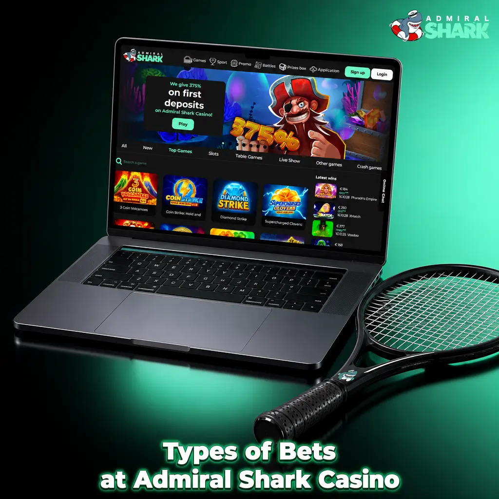 Admiral Shark Casino sportsbook bet types: single, accumulator, and system bets explained with examples